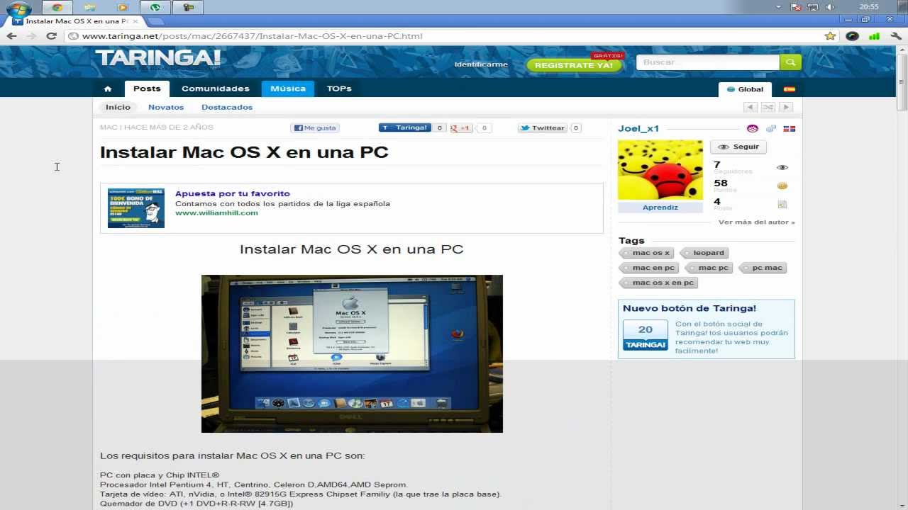 mac os for pc iso